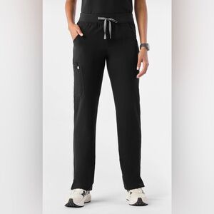 Figs Women’s Black Kade Cargo Scrub Pants NWOT SZ XL